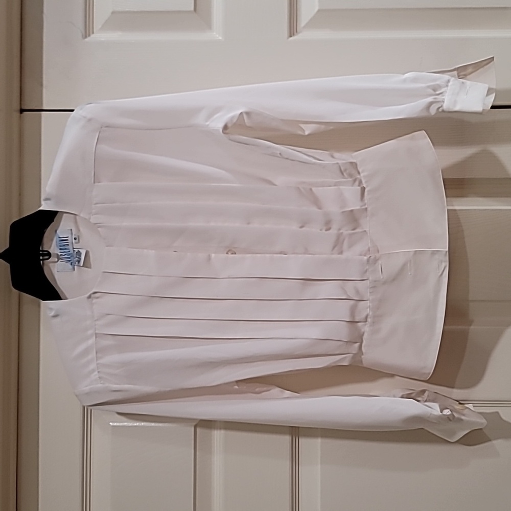 Vintage Long Sleeve Peplum Blouse